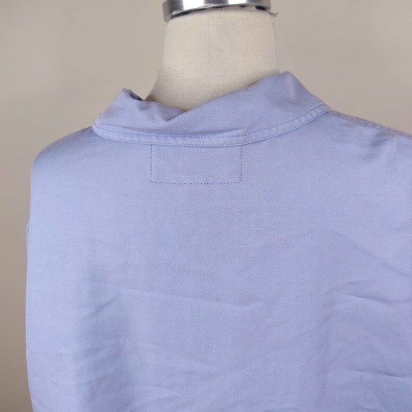 HSZ Studio Shirt 2X Button Up Floral Embroidered Top - Picture 6 of 7